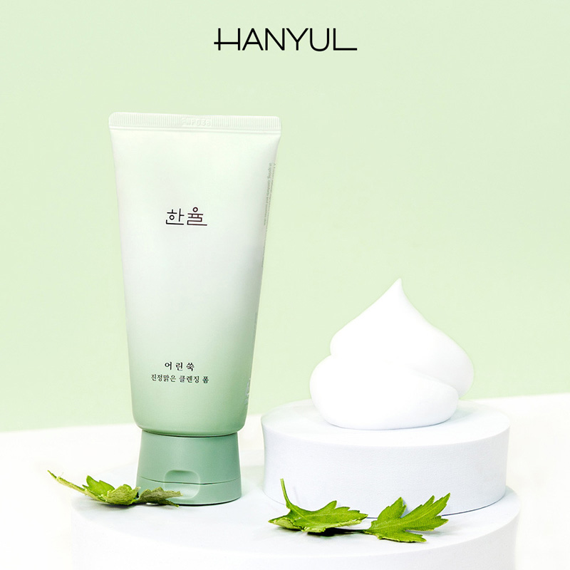 Hanyul-Pure Artemisia Calming Foam Cleanser (120g) - โฟมล้างหน้า Pure Artemisia Calming 120g